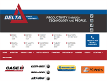 Tablet Screenshot of deltapower.ca